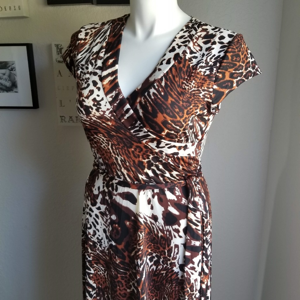 Leopard Print Maxi Dress